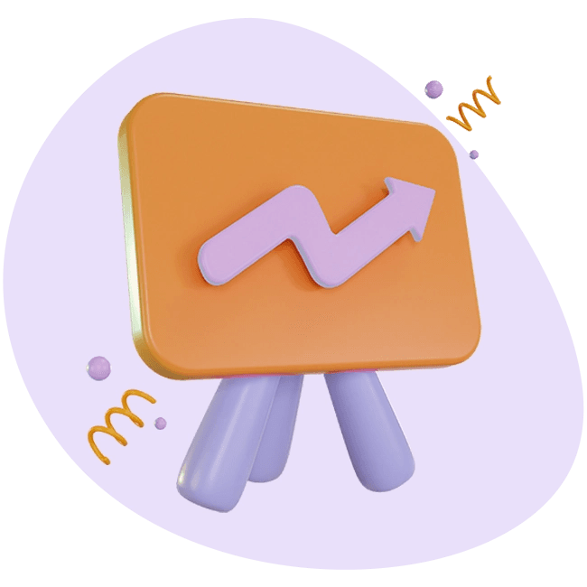 Chart showing SEO growth